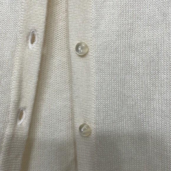 Cap sleeve sweater short sleeve cream - Picture 5 of 5